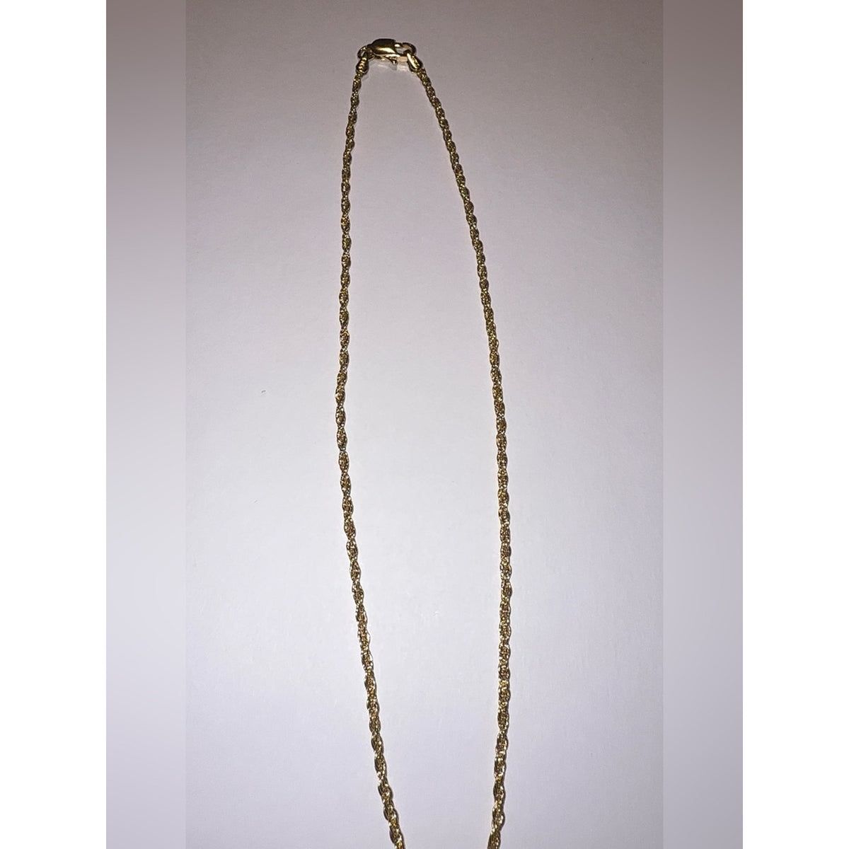 Italian 925 Sterling Silver 2mm Rope Chain 18” Gold Plated